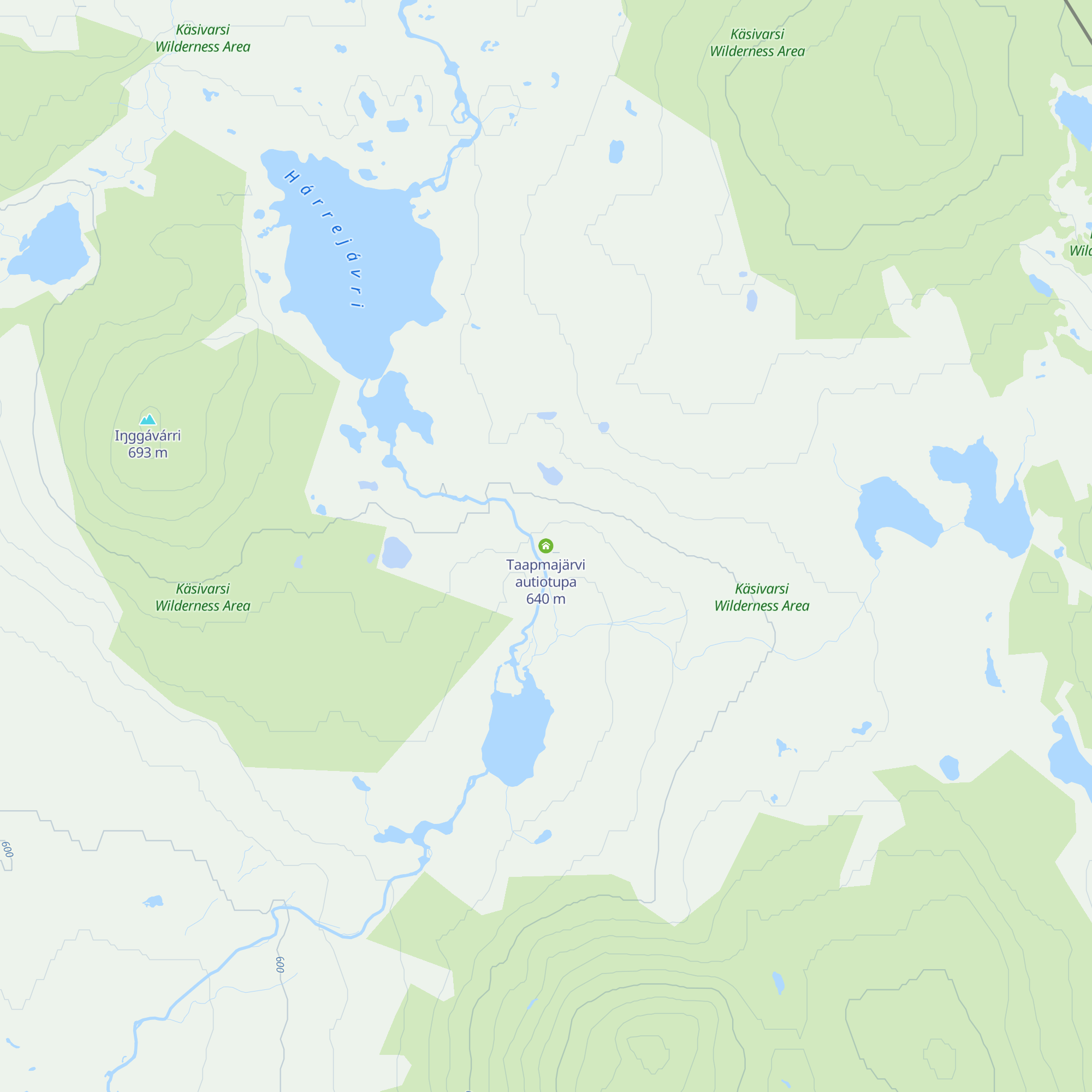 Taapmajärvi autiotupa map