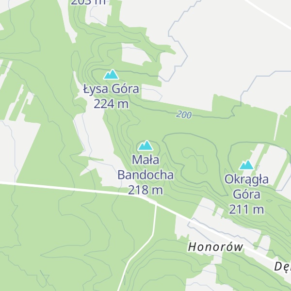 Map of Mała Bandocha