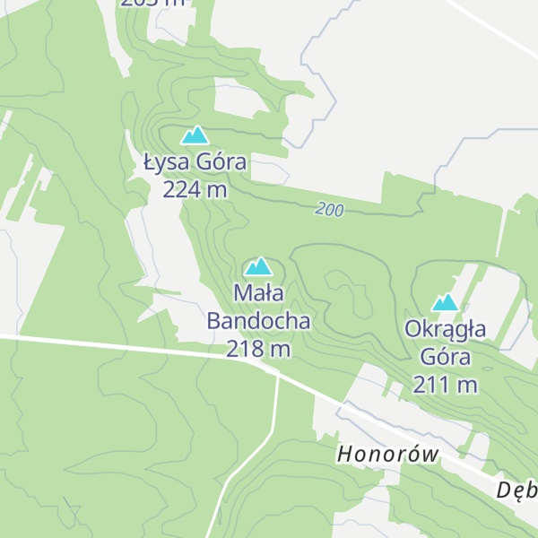 Map of Duża Bandocha
