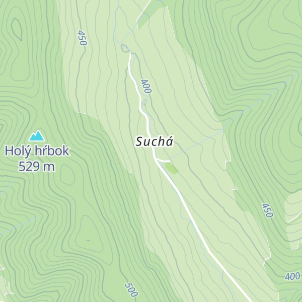 Map of Chata Tajomné Karpaty