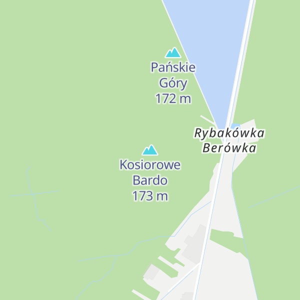 Map of Kosiorowe Bardo