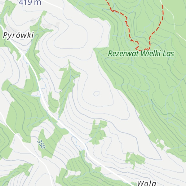 Map of Działy