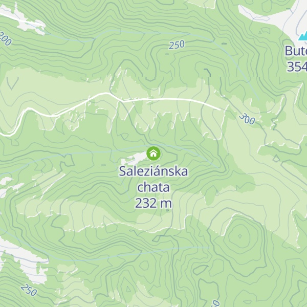 Map of Saleziánska chata