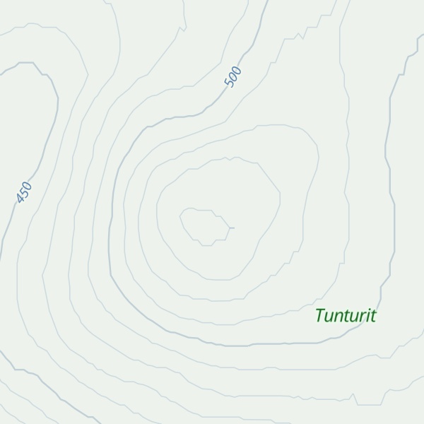 Map of Paljastunturi