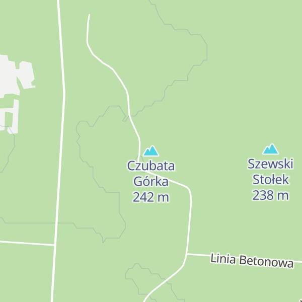 Map of Czubata Górka