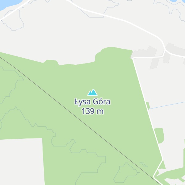 Map of Łysa Góra