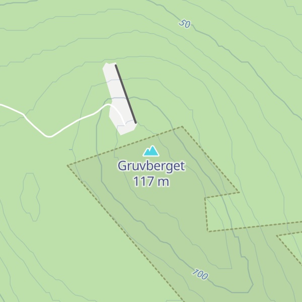 Map of Gruvberget