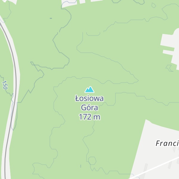 Map of Łosiowa Góra