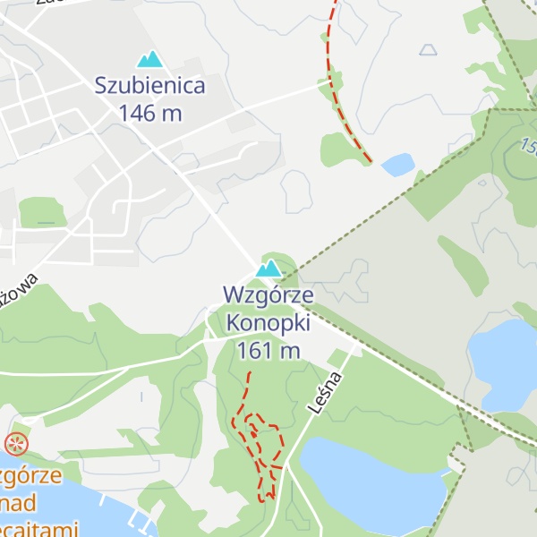 Map of Wzgórze Konopki
