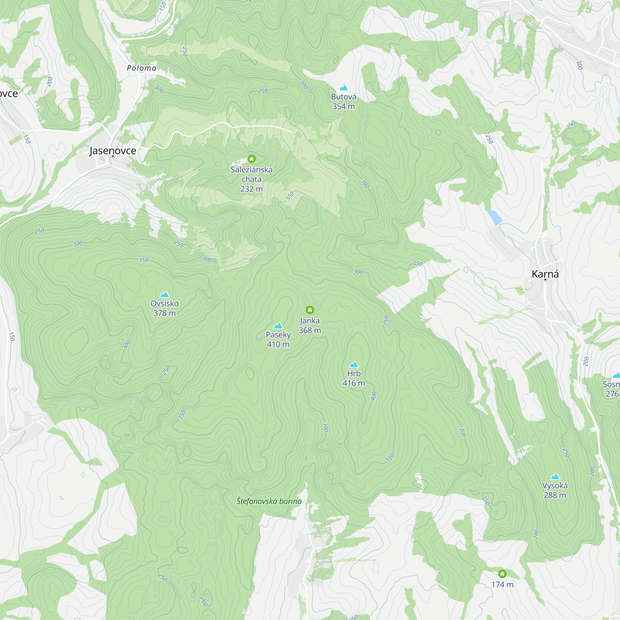 Janka map