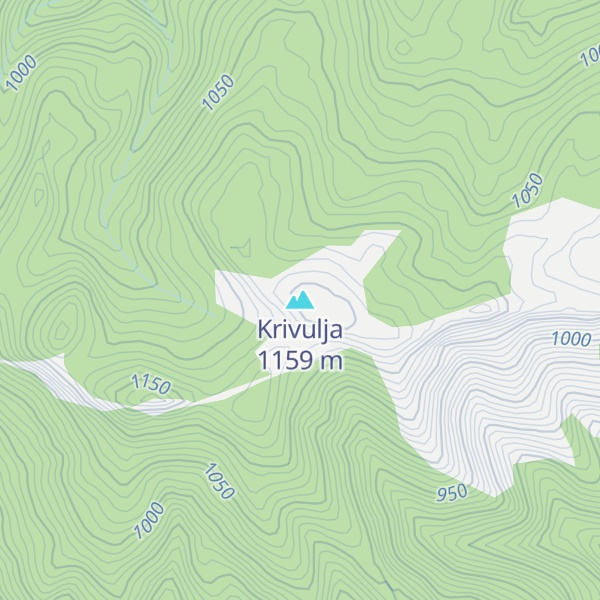 Map of Krivulja