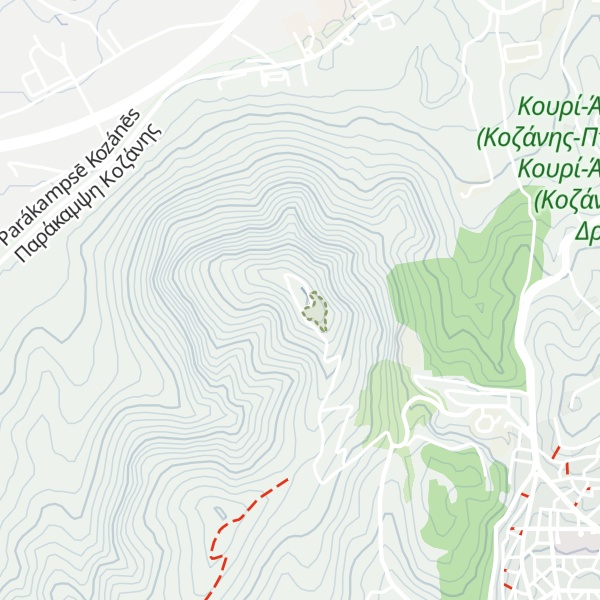 Map of Profitis Ilias