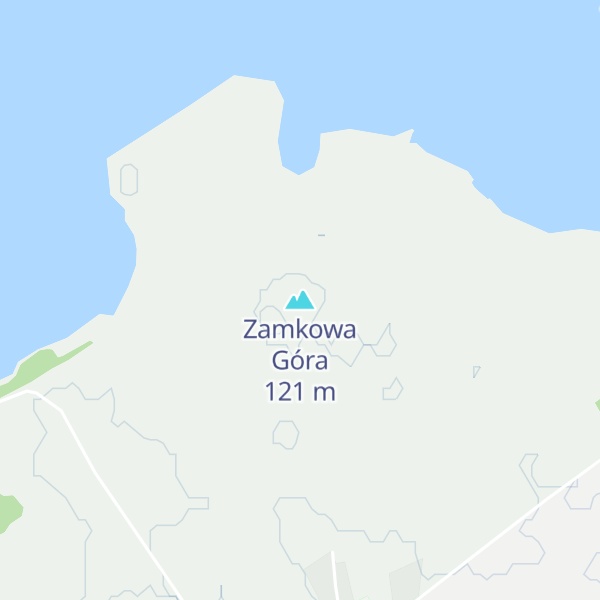 Map of Zamkowa Góra