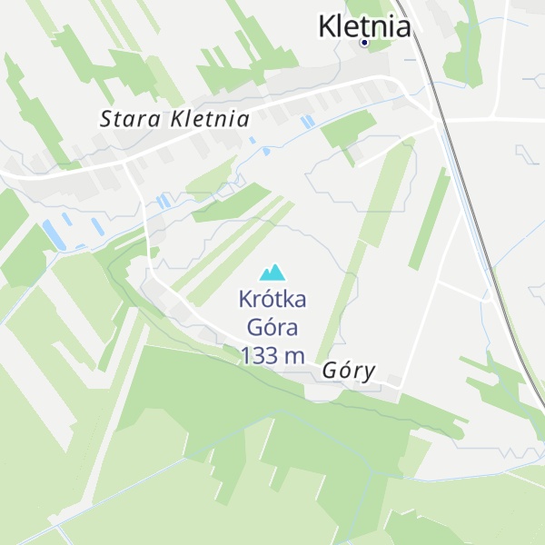 Map of Krótka Góra