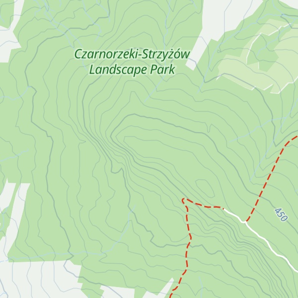 Map of Kiczara Mała