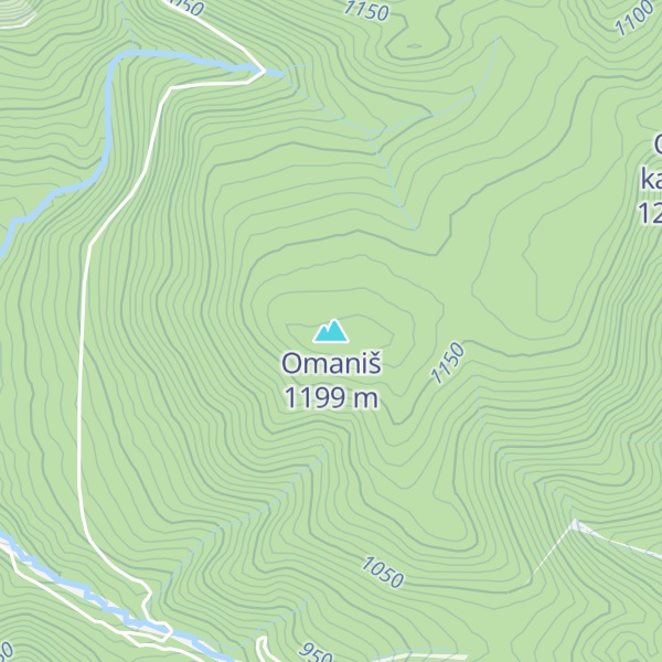 Map of Omaniš