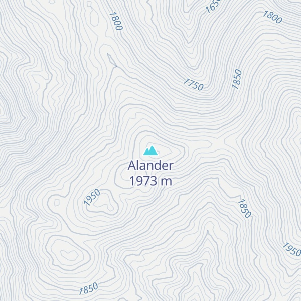 Map of Alander