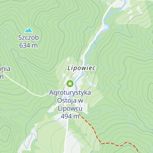 Map of Aktywny Lipowiec