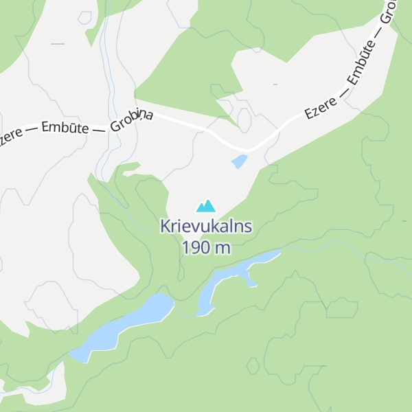 Map of Krievukalns