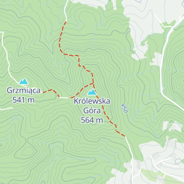 Map of Królewska Góra