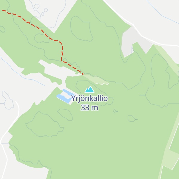 Map of Yrjönkallio