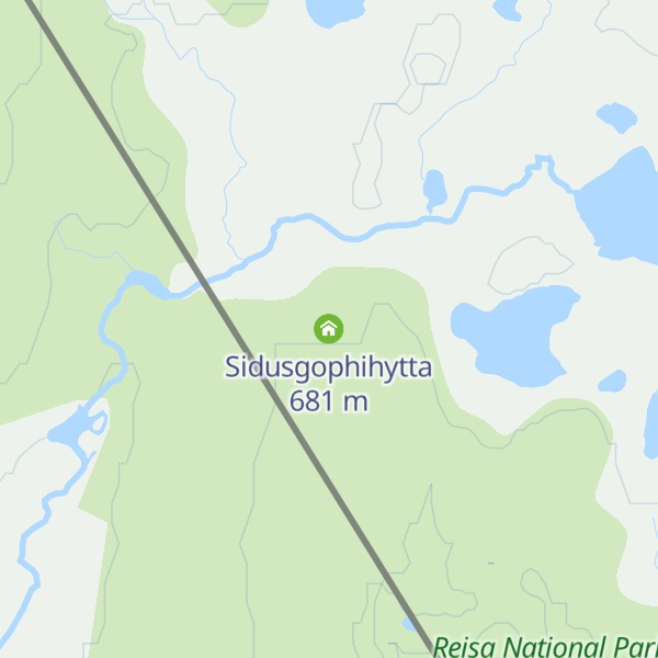 Map of Sidusgophihytta