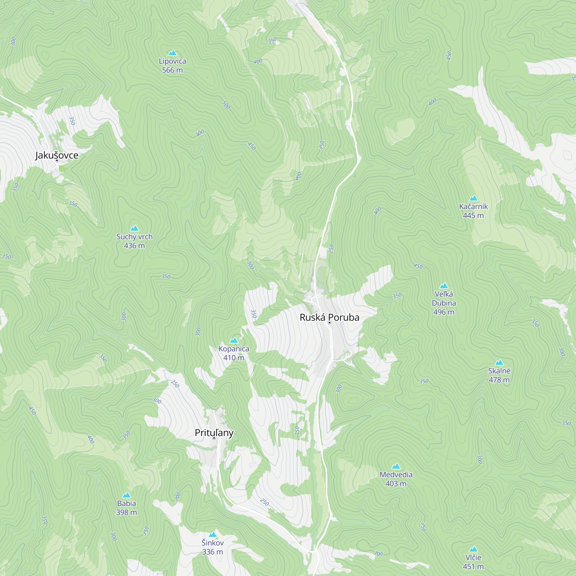 Kočanová zem map