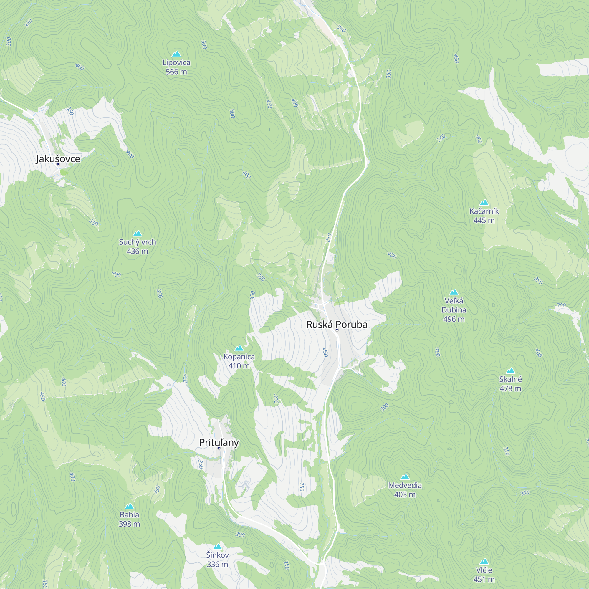 Kočanová zem map