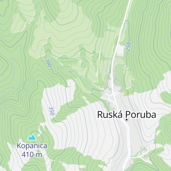 Map of Kočanová zem