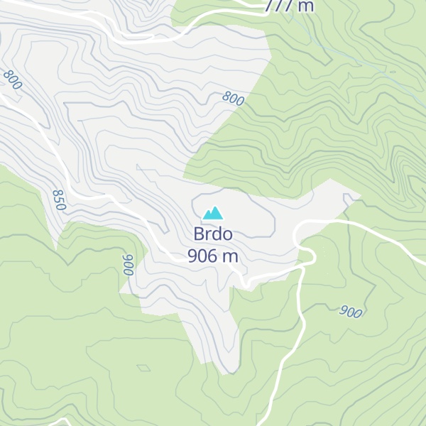 Map of Brdo
