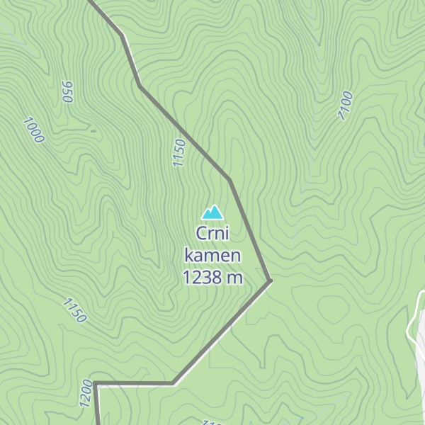 Map of Crni kamen