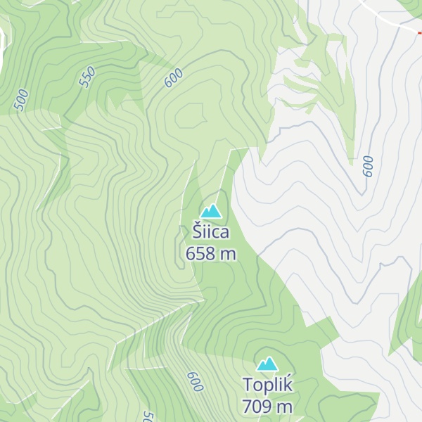 Map of Šiica