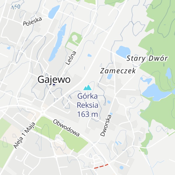 Map of Górka Reksia