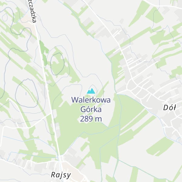 Map of Walerkowa Górka