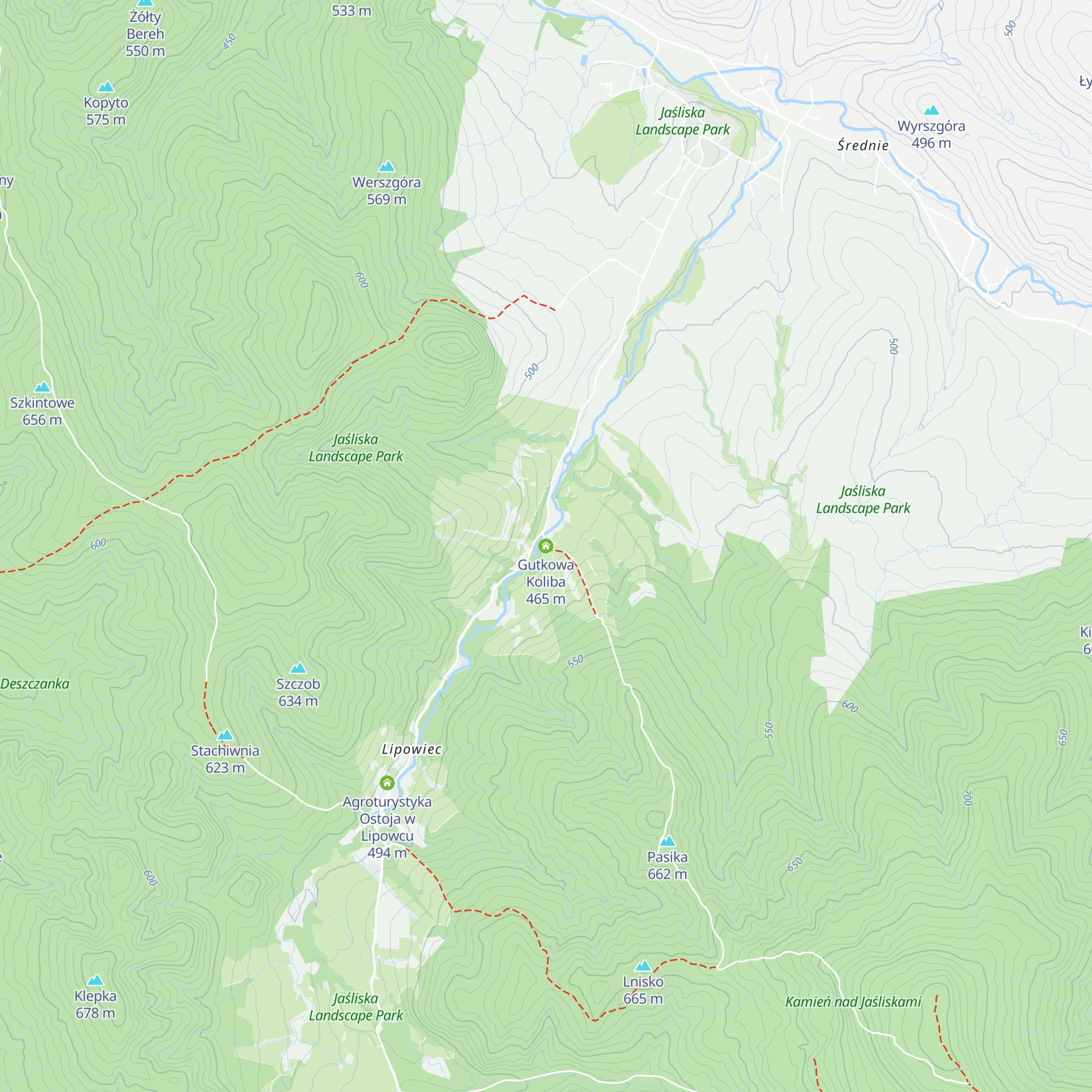 Gutkowa Koliba map