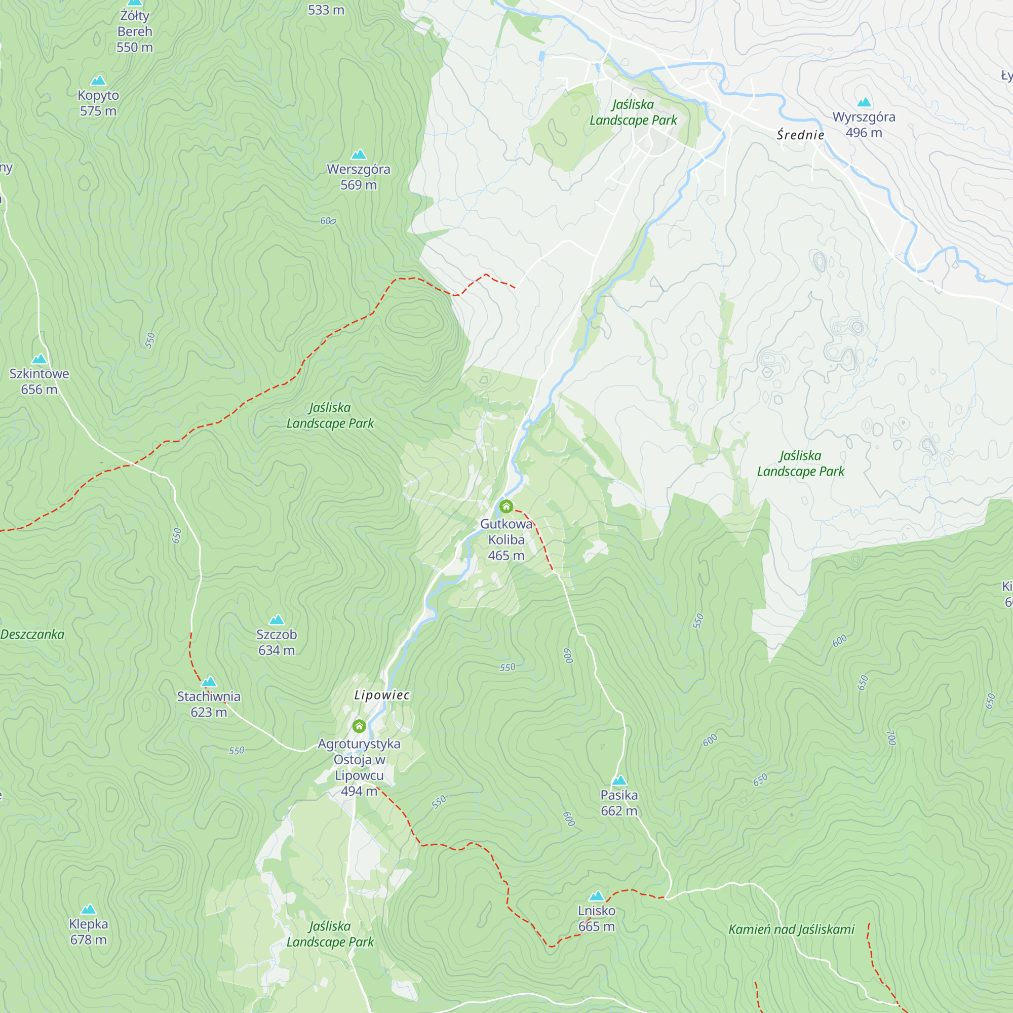 Gutkowa Koliba map