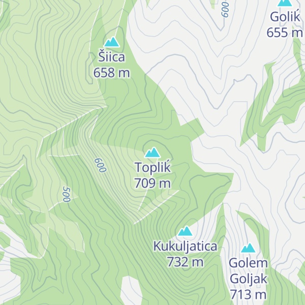 Map of Topliḱ