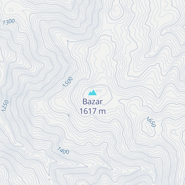 Map of Bazar