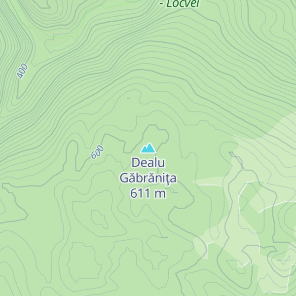 Map of Dealu Găbrăniţa