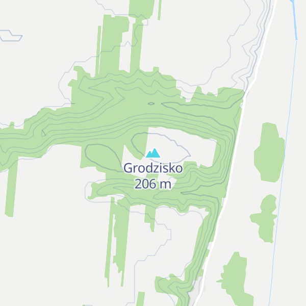 Map of Grodzisko