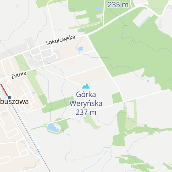 Map of Górka Weryńska