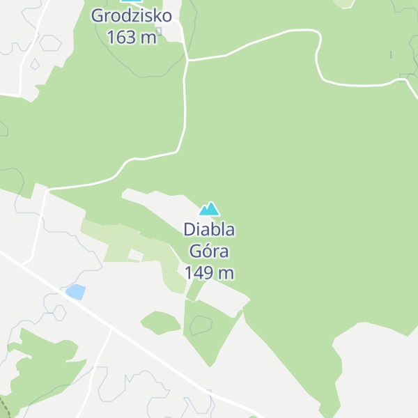 Map of Diabla Góra