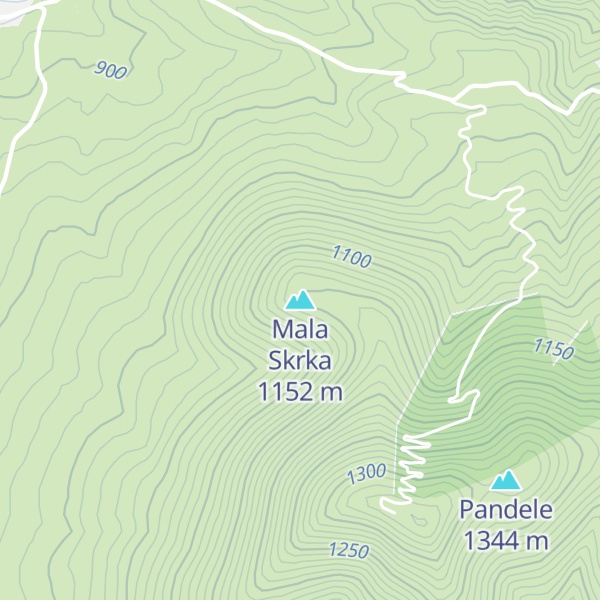 Map of Mala Skrka