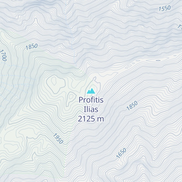 Map of Profitis Ilias