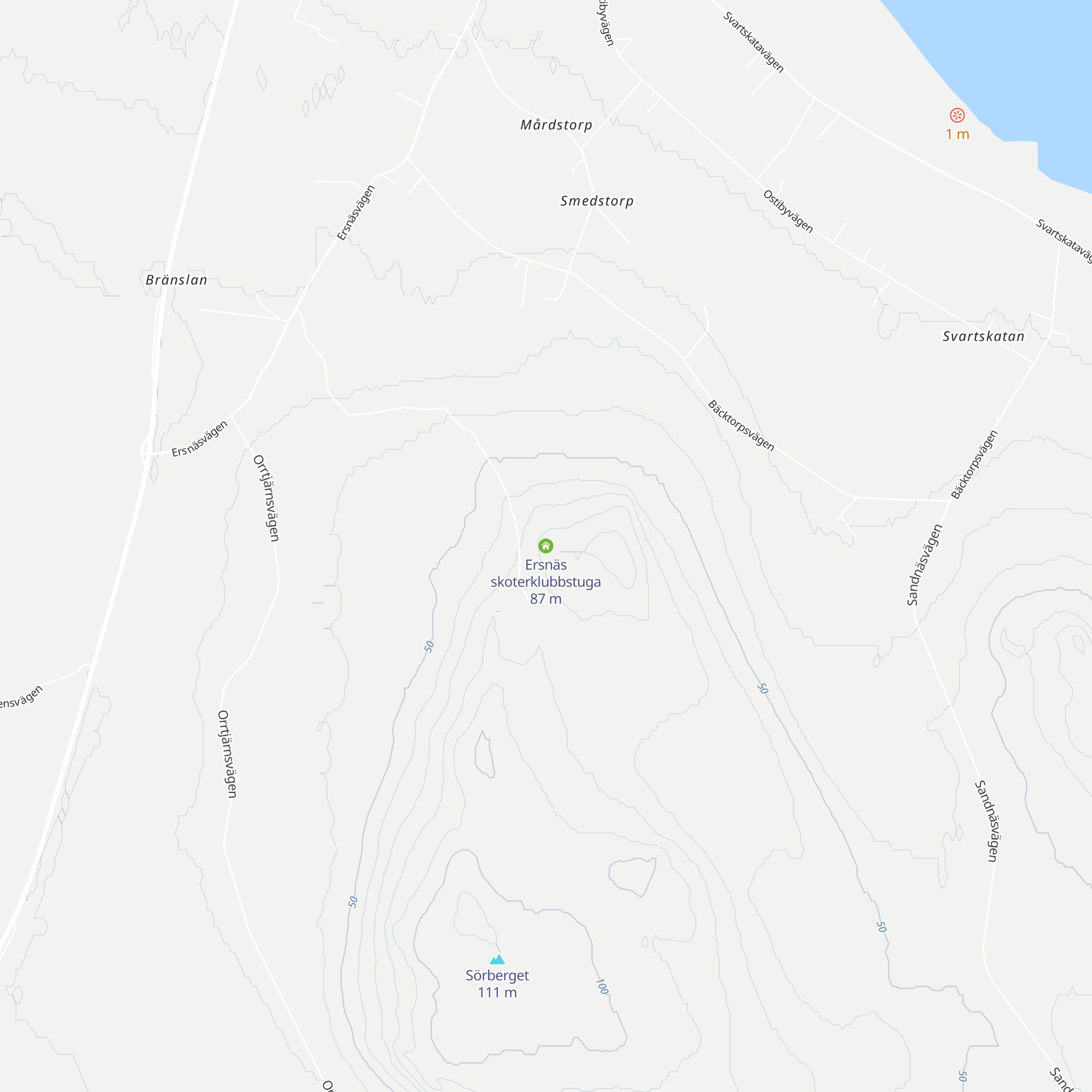 Ersnäs skoterklubbstuga map