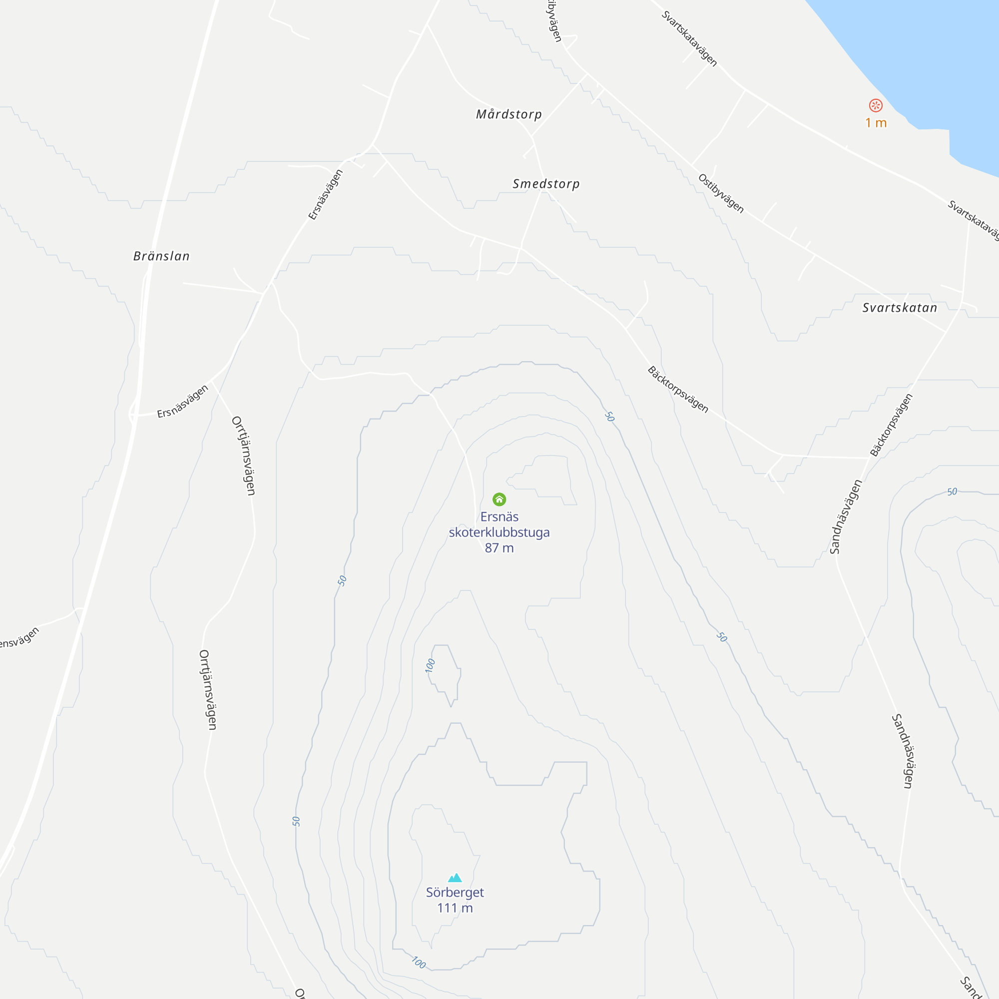 Ersnäs skoterklubbstuga map