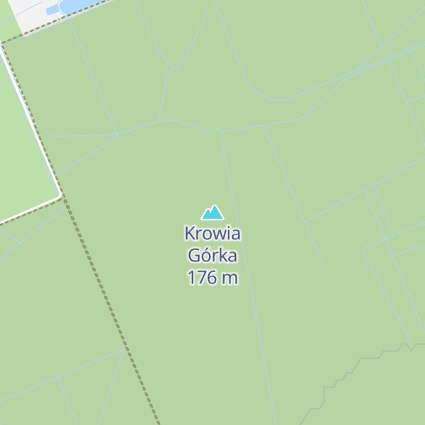 Map of Krowia Górka