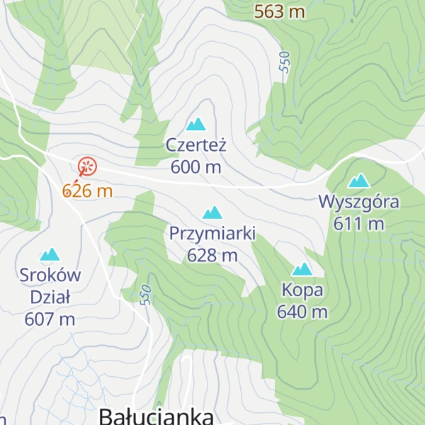 Map of Przymiarki