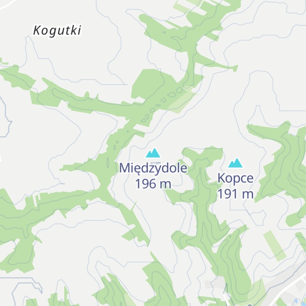 Map of Międzydole