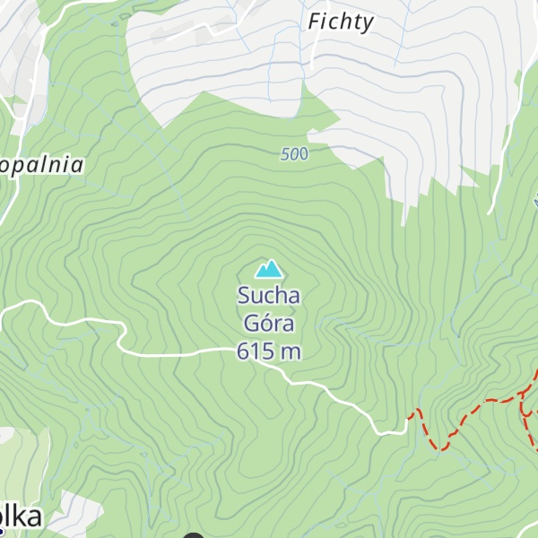 Map of Sucha Góra